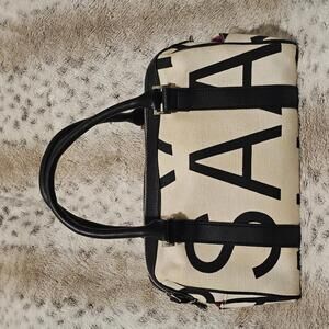 Isaac Mizrahi Name Print Handbag